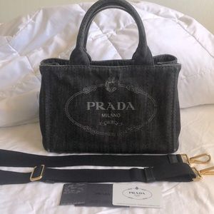 Prada Canapa Tote Crossbody size Small